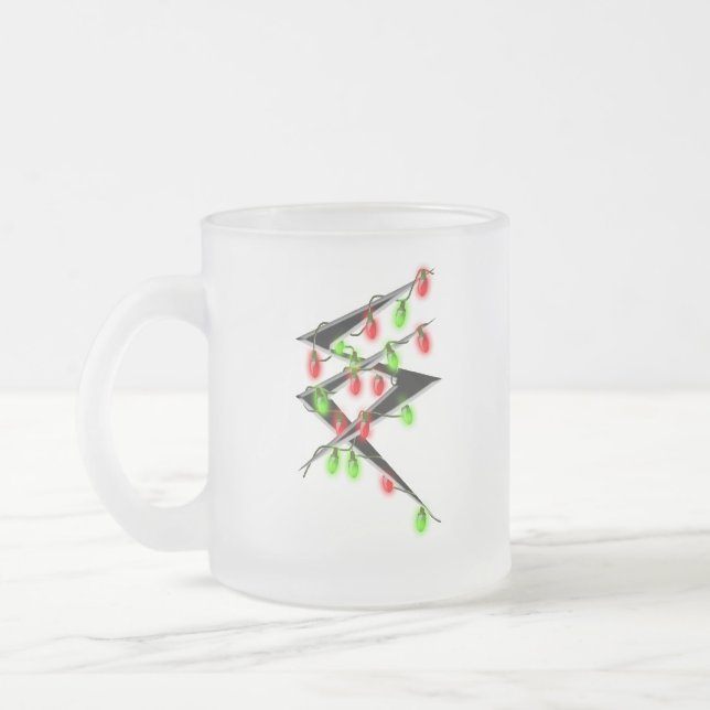 Sc-Logo mit der Weihnachtslicht-Tasse Mattglastasse (Links)
