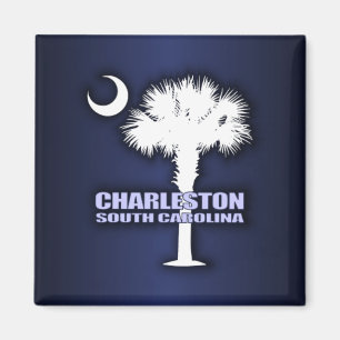 SC Palmetto & Crescent (Charleston) Magnet