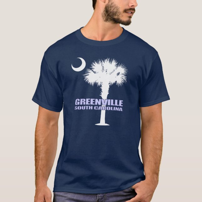 SC Palmetto & Crescent (Greenville) T-Shirt (Vorderseite)