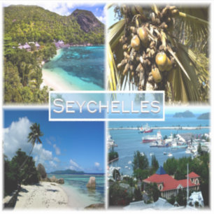 SC Seychelles - Beach Resort - Lodoicea Maldivica Aufkleber