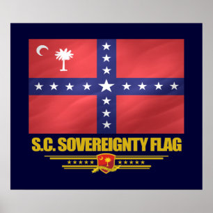 SC Souveränitätsflagge Poster