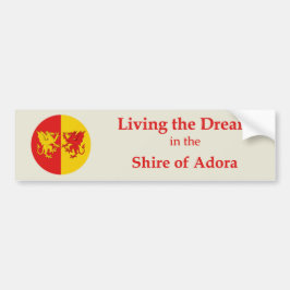SCA Adora Bumper Sticker Autoaufkleber