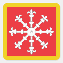 SCA AEthelmearc Populace Abzeichen Quadratischer Aufkleber