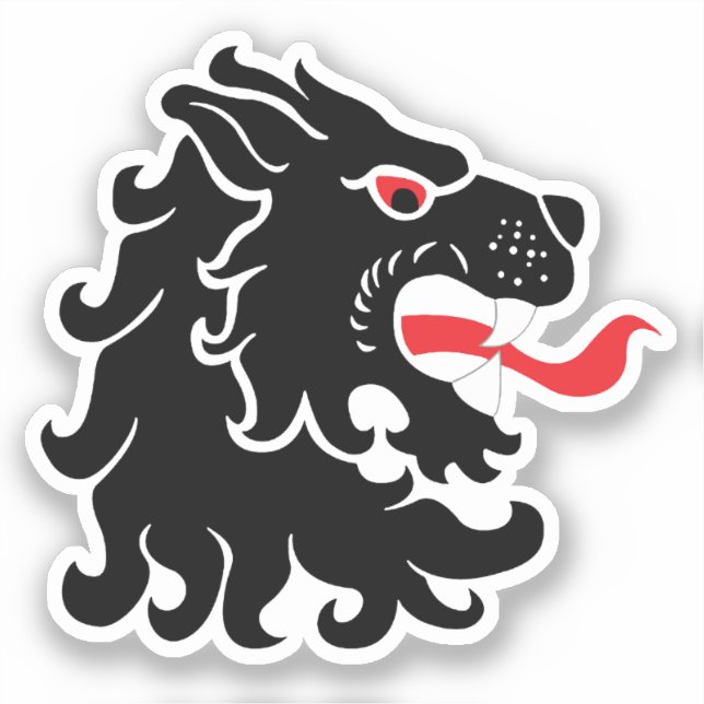 SCA An Tir Custom Cut Vinyl Sticker (Vorderseite)