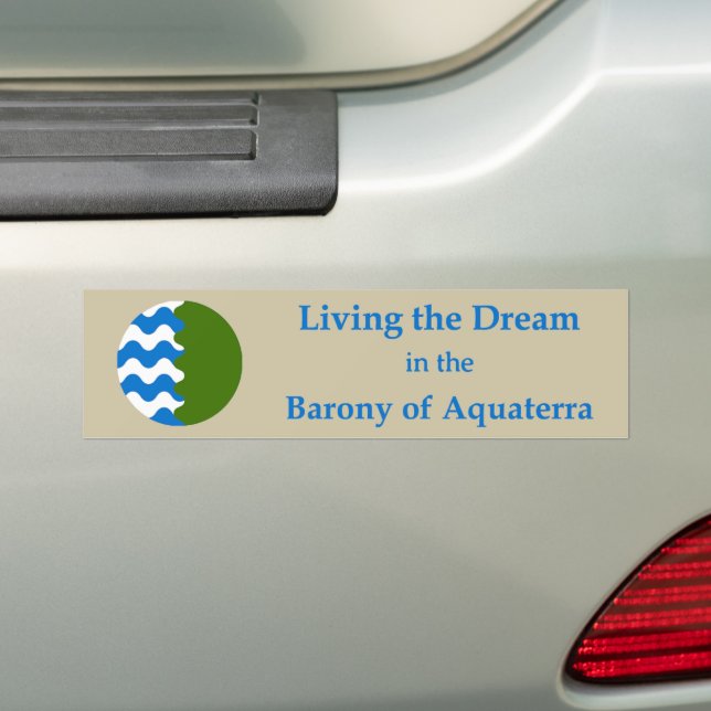 SCA Aquaterra Bumper Sticker Autoaufkleber (Auf Auto)