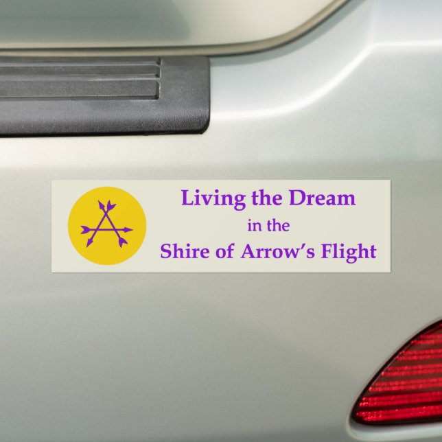 SCA Arrow's Flight Bumper Sticker Autoaufkleber (Auf Auto)