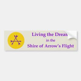 SCA Arrow's Flight Bumper Sticker Autoaufkleber