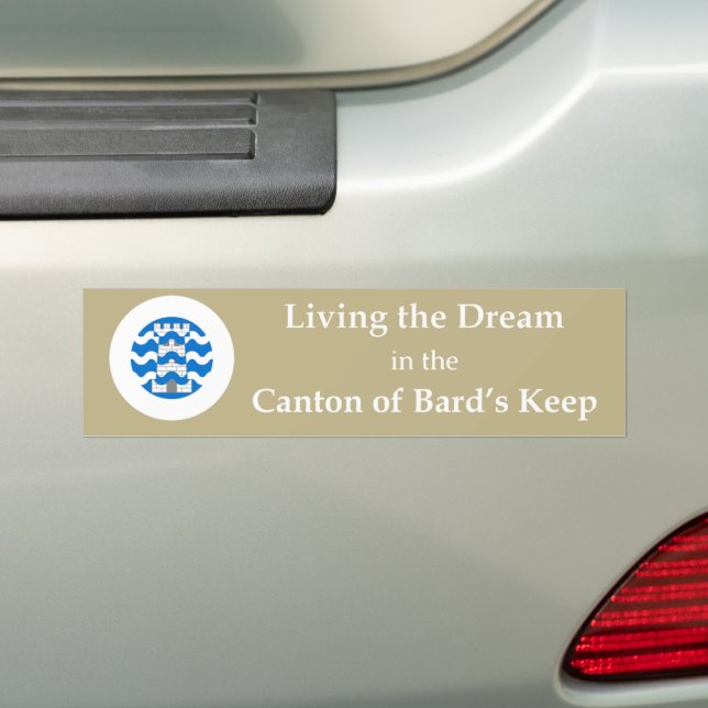 SCA Bard's Keep Bumper Sticker Autoaufkleber (Auf Auto)
