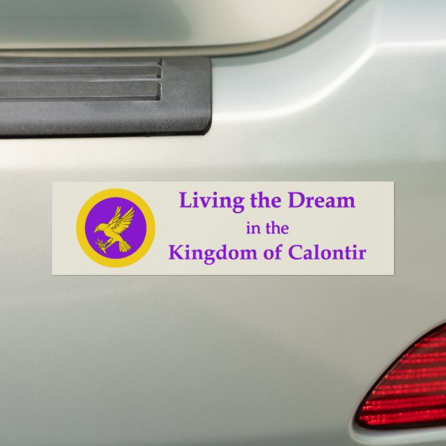 SCA Calontir Bumper Sticker Autoaufkleber (Auf Auto)