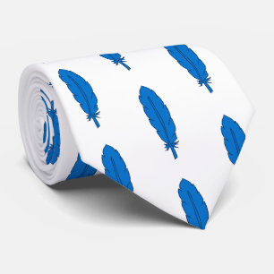 SCA Clan Blue Feather Krawatte