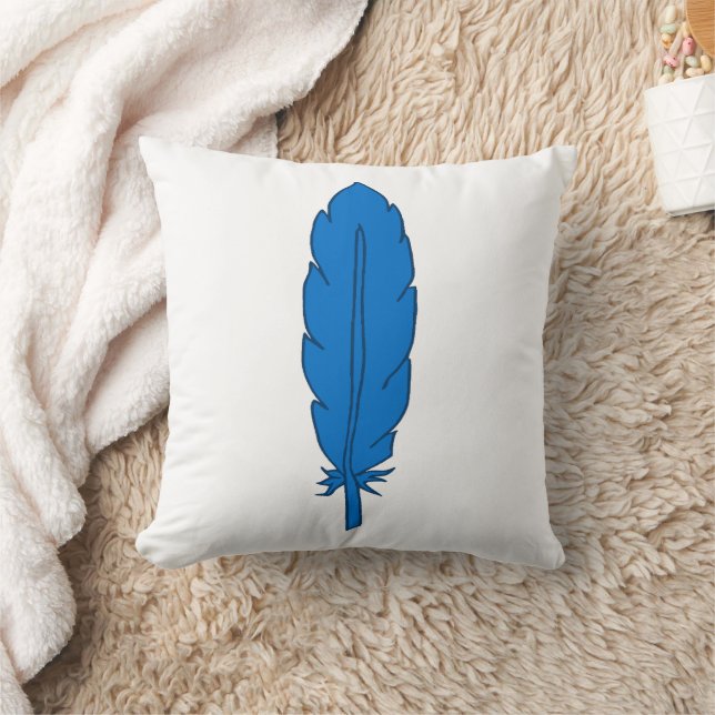 SCA Clan Blue Feather Throw Kissen (Decke)