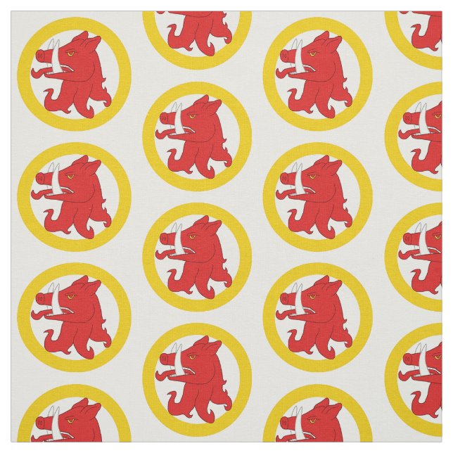 SCA Coeur d'Ennui Populace Abzeichen Fabric Stoff (Muster)