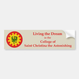 SCA College of Saint Christina Autoaufkleber