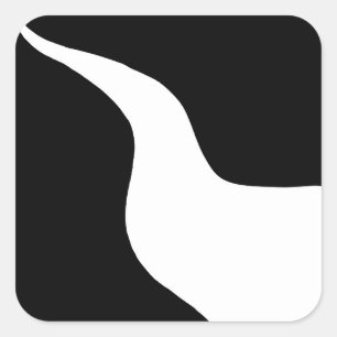 SCA Dark River Populace Abzeichen Quadratischer Aufkleber