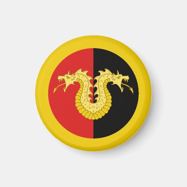 SCA Dragon's Laire Magnet (Vorne)