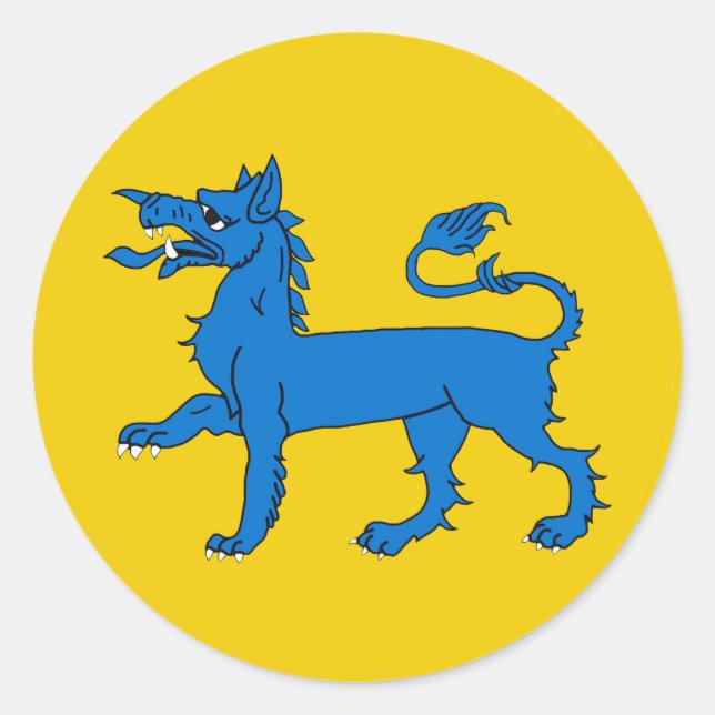 SCA East Kingdom Populace Abzeichen Runder Aufkleber (Vorderseite)