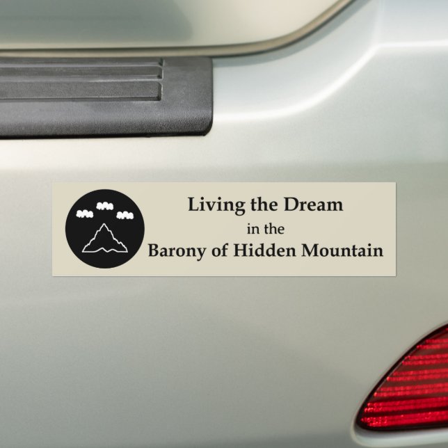 SCA Hidden Mountain Bumper Sticker Autoaufkleber (Auf Auto)