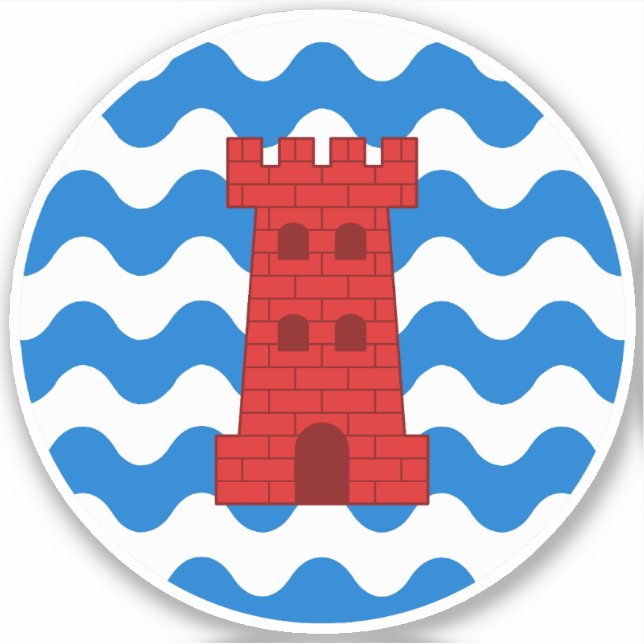 SCA Isles Vinyl Sticker (Vorderseite)