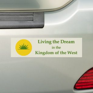 SCA-Königreich des Westens Aufkleber Autoaufkleber