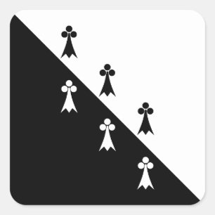 SCA Loch Salann Populace-Abzeichen Quadratischer A Aufkleber