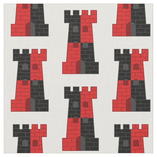 SCA Lonely Tower Populace Abzeichen Fabric Stoff (Nahaufnahme)