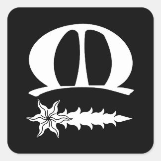 SCA Meridies Populace-Abzeichen Quadratischer Aufk Aufkleber