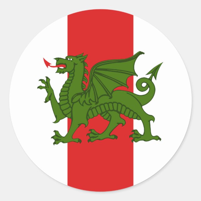 SCA Midrealm Populace Abzeichen Classic Round Stic Runder Aufkleber (Vorderseite)