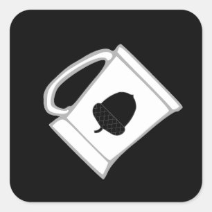 SCA Mugmort Populace Abzeichen Square Sticker
