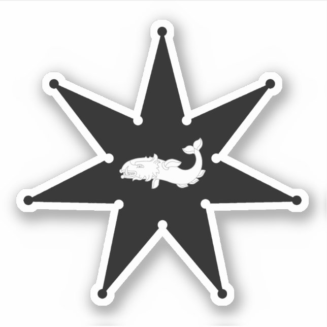 SCA Rauchrocken Vinyl Sticker (Vorderseite)