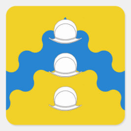 SCA Rio de las Animas Populace Abzeichen Quadratischer Aufkleber