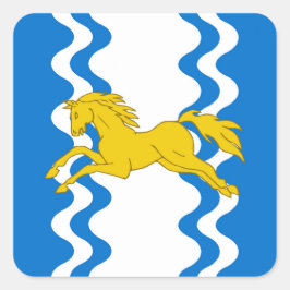 SCA Ritterwald Populace Abzeichen Quadratischer Aufkleber