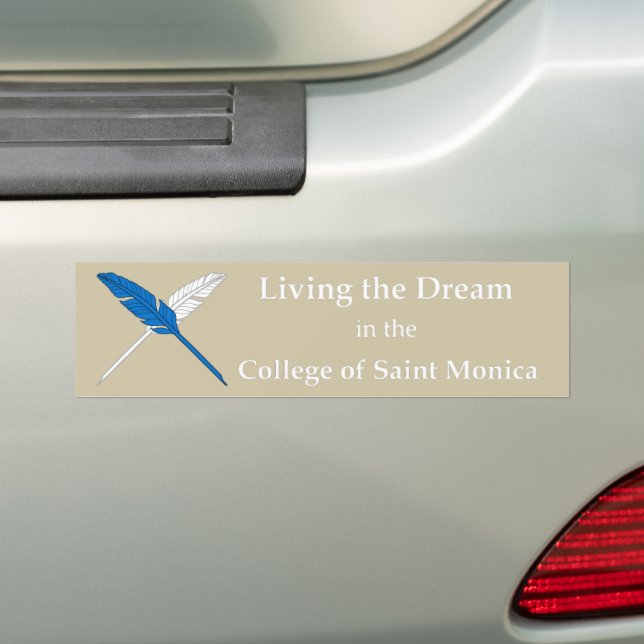 SCA Saint Monica Bumper Sticker Autoaufkleber (Auf Auto)