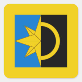 SCA Shadowlands Populace Abzeichen Quadratischer Aufkleber