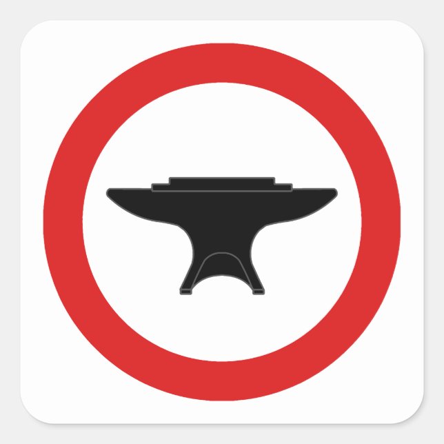 SCA Silva Vulcani Populace Abzeichen Quadratischer Aufkleber (Vorderseite)