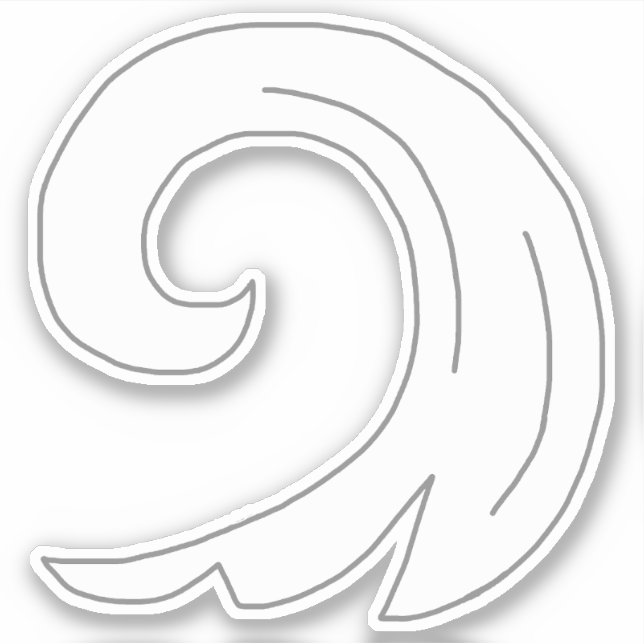 SCA Tear-Sea's Shore Vinyl Sticker (Vorderseite)