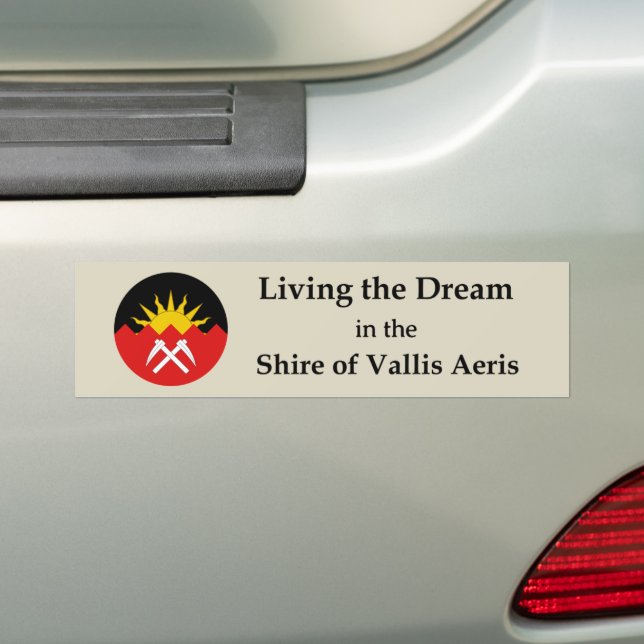 SCA Vallis Aeris Bumper Sticker Autoaufkleber (Auf Auto)