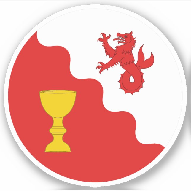 SCA Wachsende Gewässer Vinyl Sticker (Vorderseite)