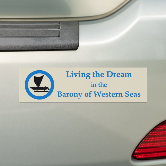 SCA Western Seas Bumper Sticker Autoaufkleber (Auf Auto)
