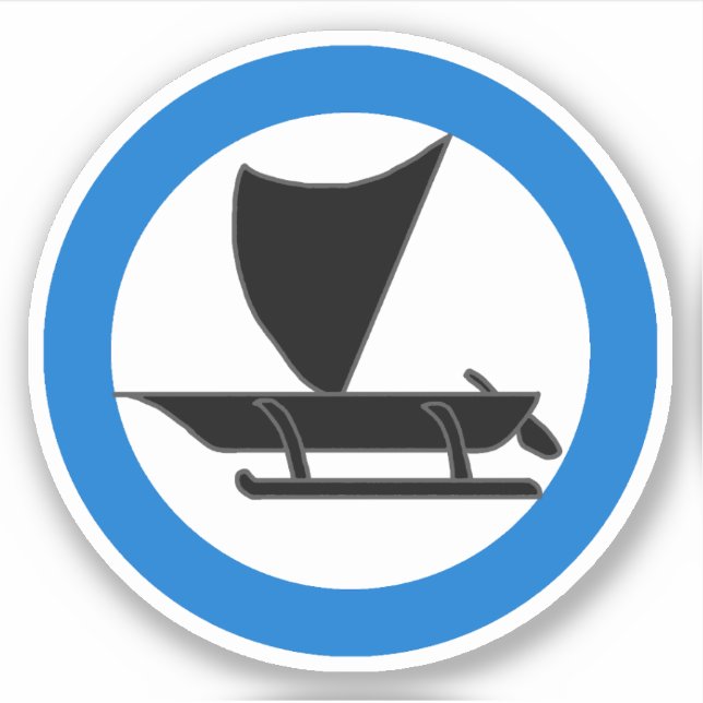 SCA Western Seas Vinyl Sticker (Vorderseite)