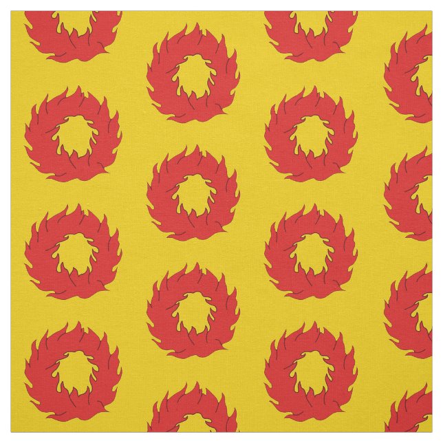 SCA Wiesenfeuer Populace Abzeichen Stoff (Muster)