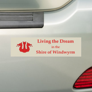 SCA Windwyrm Bumper Sticker Autoaufkleber