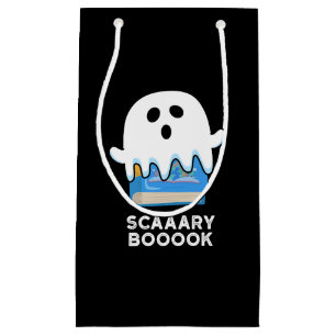 Scaaary Booook Funny Ghost Book Pub Dark BG Kleine Geschenktüte