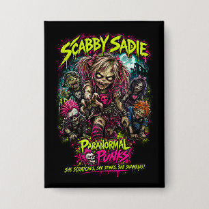 Scabby Sadie – Paranormale Punks Button