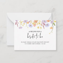 Scabiosa Wildblume Brautparty Anfrage Mitteilungskarte