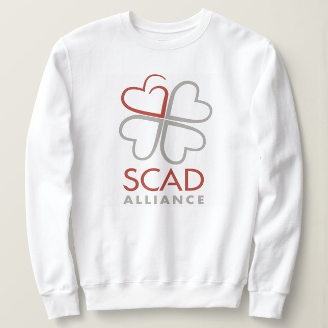 SCAD Alliance Sweatshirt - Weiß (Design vorne)