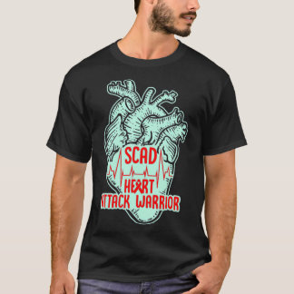 SCAD Heart Attack Survivor Pride Warrior Awareness T-Shirt