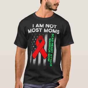 SCAD Herzinfarkt Überlebender Pride Krieger Bewuss T-Shirt