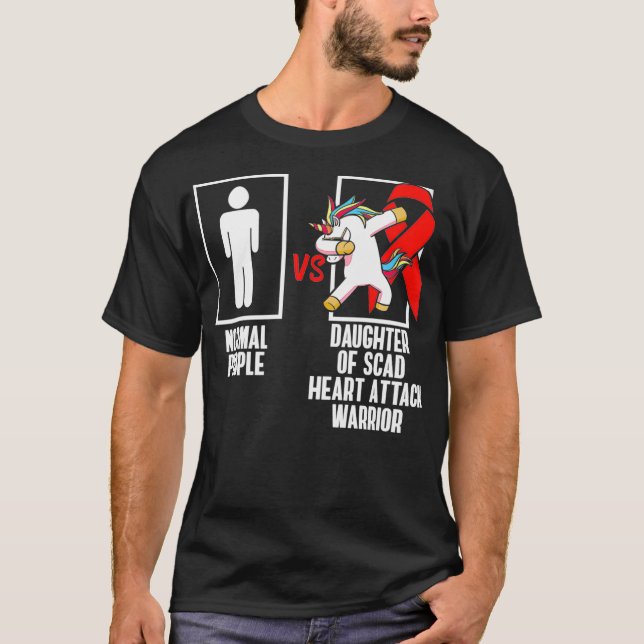 SCAD - Überlebende von Herzinfarkten, die US-Krieg T-Shirt (Vorderseite)