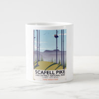 Scafell Pike, Cumbria, Vintage Reiseplakat