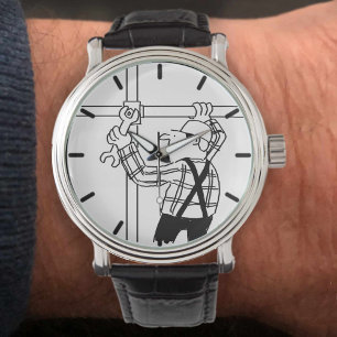 Scaffolder Illustration Design Armbanduhr